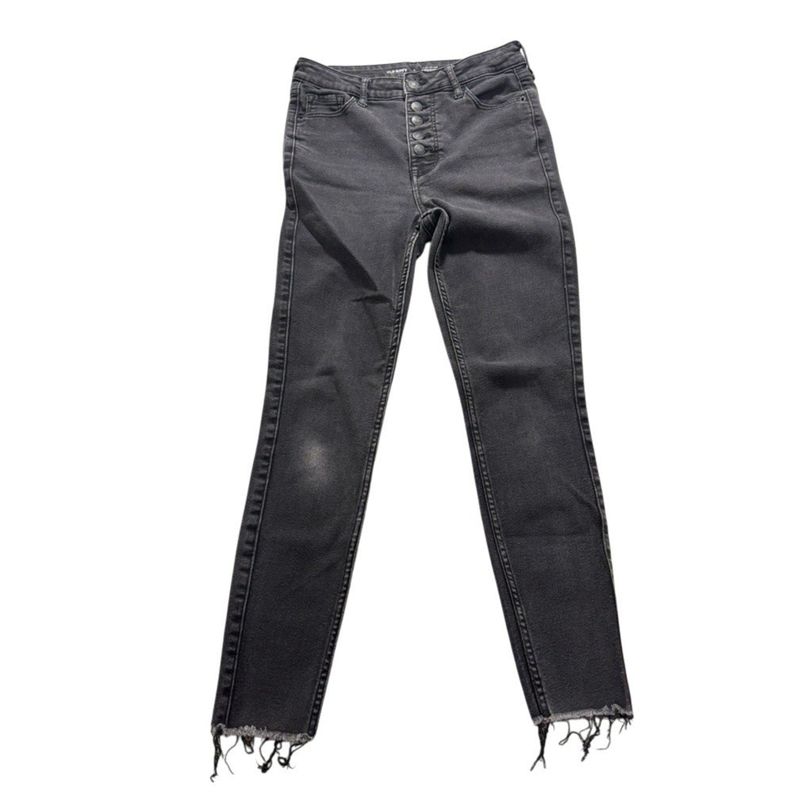 Old Navy 6 Womens Black Rockstar Super Skinny Jeans Extra High Rise Boho Casual