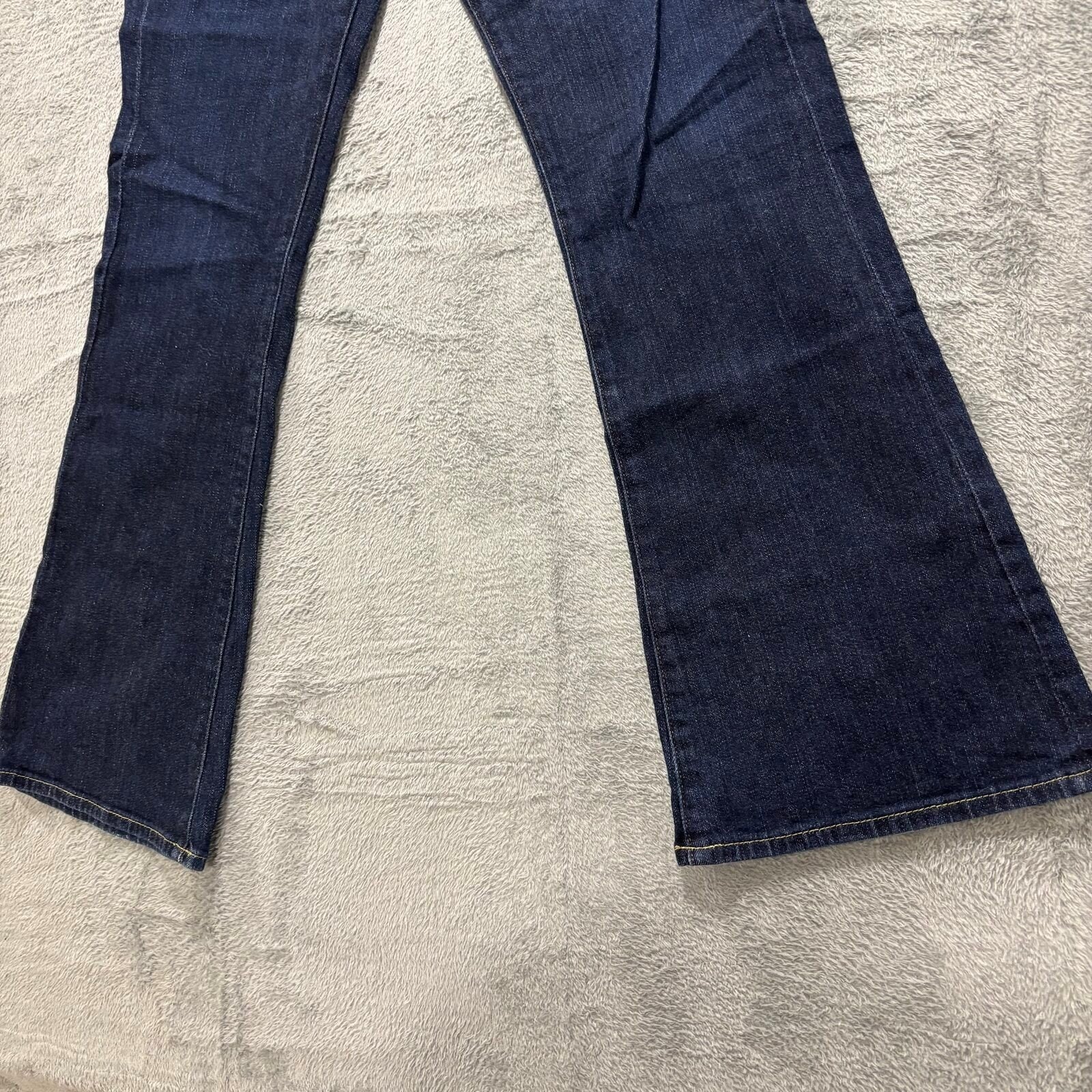 Lucky Brand 8/29 Womens Dark Wash Blue Flare Leg Jeans Vintage Boho Casual