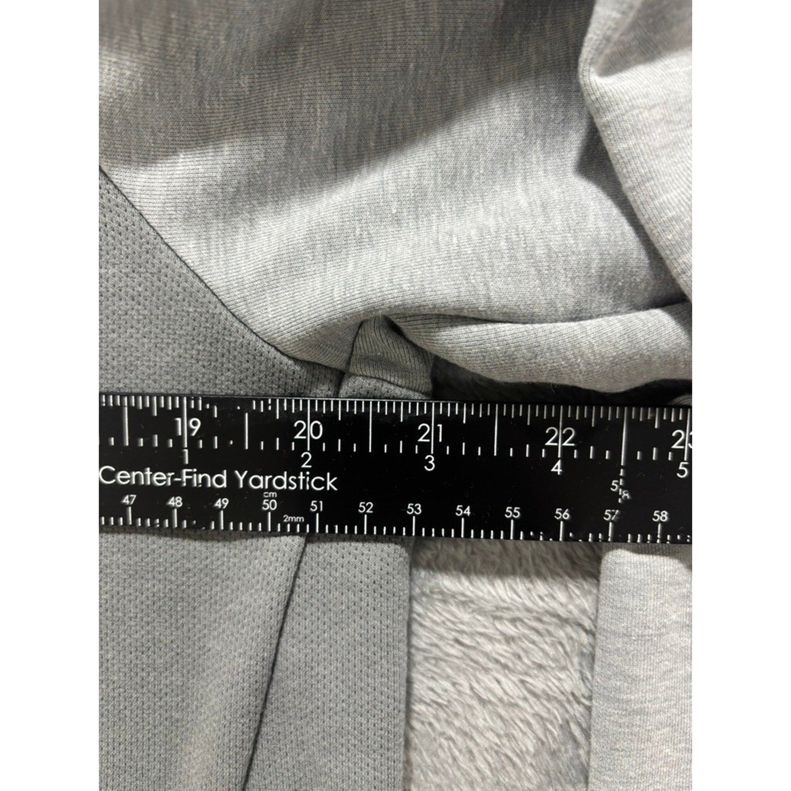 Nike M Gray Therma-FIT Pullover Hoodie Womens Crewneck Swoosh Logo Athleisure