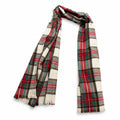 Old Navy Plaid Tartan Blanket Scarf Fringe Oversized Wrap One Size