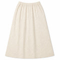 Japna Size M Beige Zebra Print Midi Skirt A-Line Elastic Waist Women's