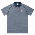UNRL S Blue Camo Jacquard Golf Polo NWT Performance Short-Sleeve Athletic