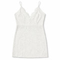 superdown M White Floral Lace Bodycon Mini Dress V-Neck Cami Party Cocktail