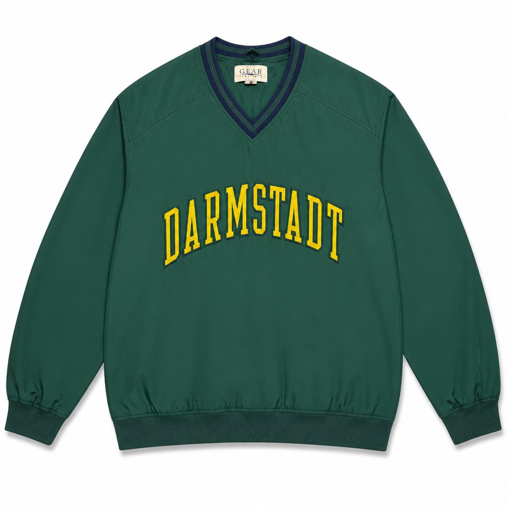 Gear For Sports XL Green Darmstadt V-Neck Nylon Pullover Windshirt Vintage