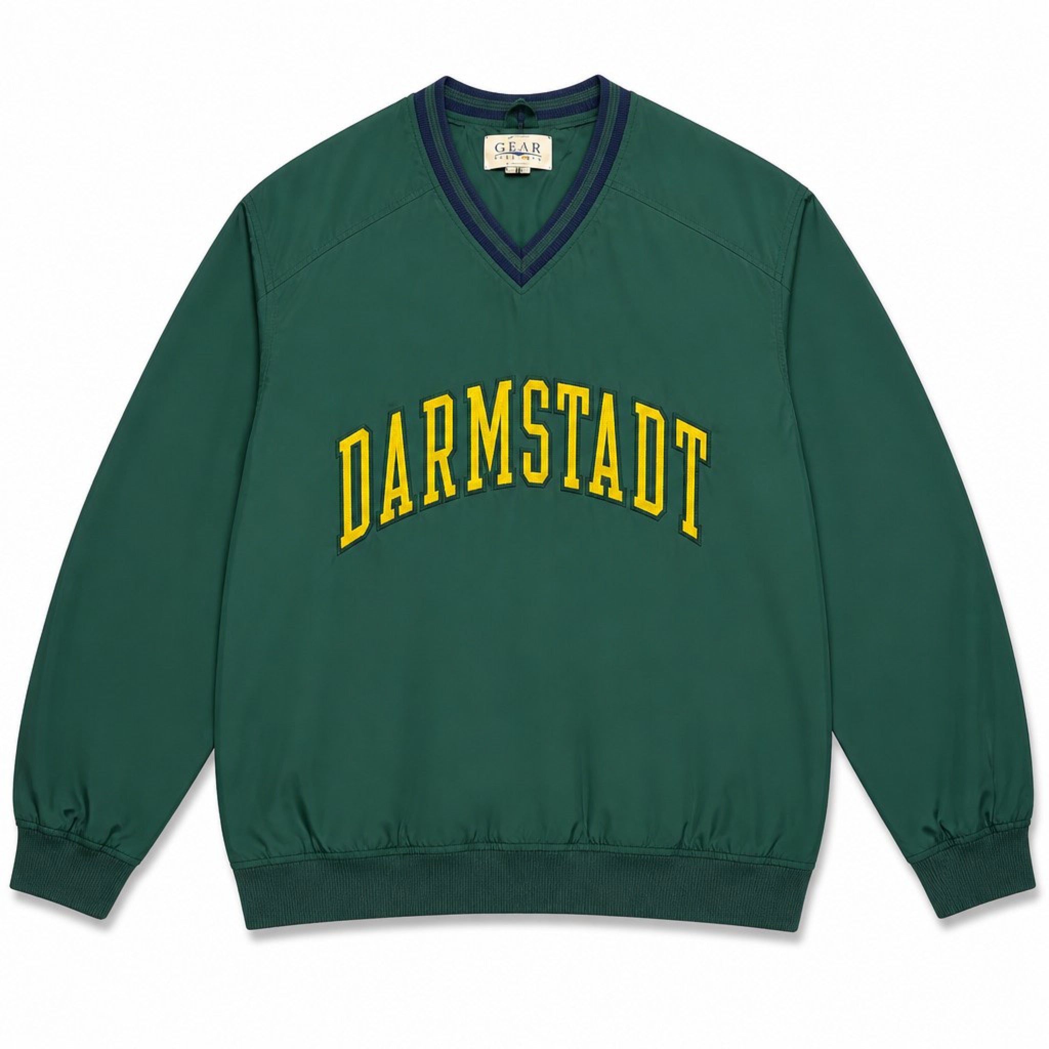 Gear For Sports XL Green Darmstadt V-Neck Nylon Pullover Windshirt Vintage