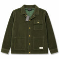 Sad Boy Season Barstool Sports M Olive Corduroy Chore Jacket NWT Snap Front