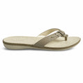 Sperry Size 12 Tan Leather Flip-Flop Thong Sandals Slides Women's