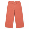 A New Day Size 2 Rust Terracotta Wide-Leg Cropped Pants High-Rise Women's