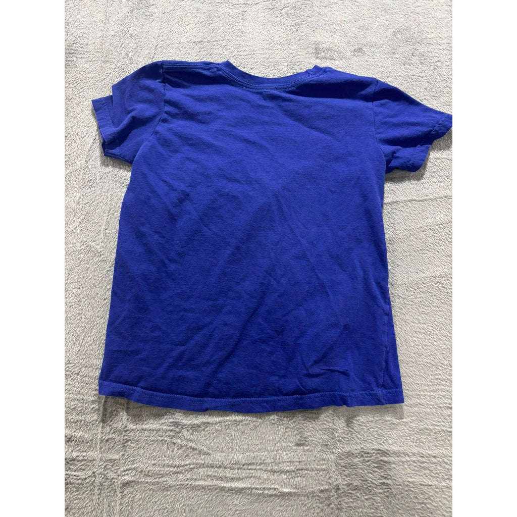 American Apparel Kids Future Jeopardy Champion Graphic T-Shirt Blue Size 10