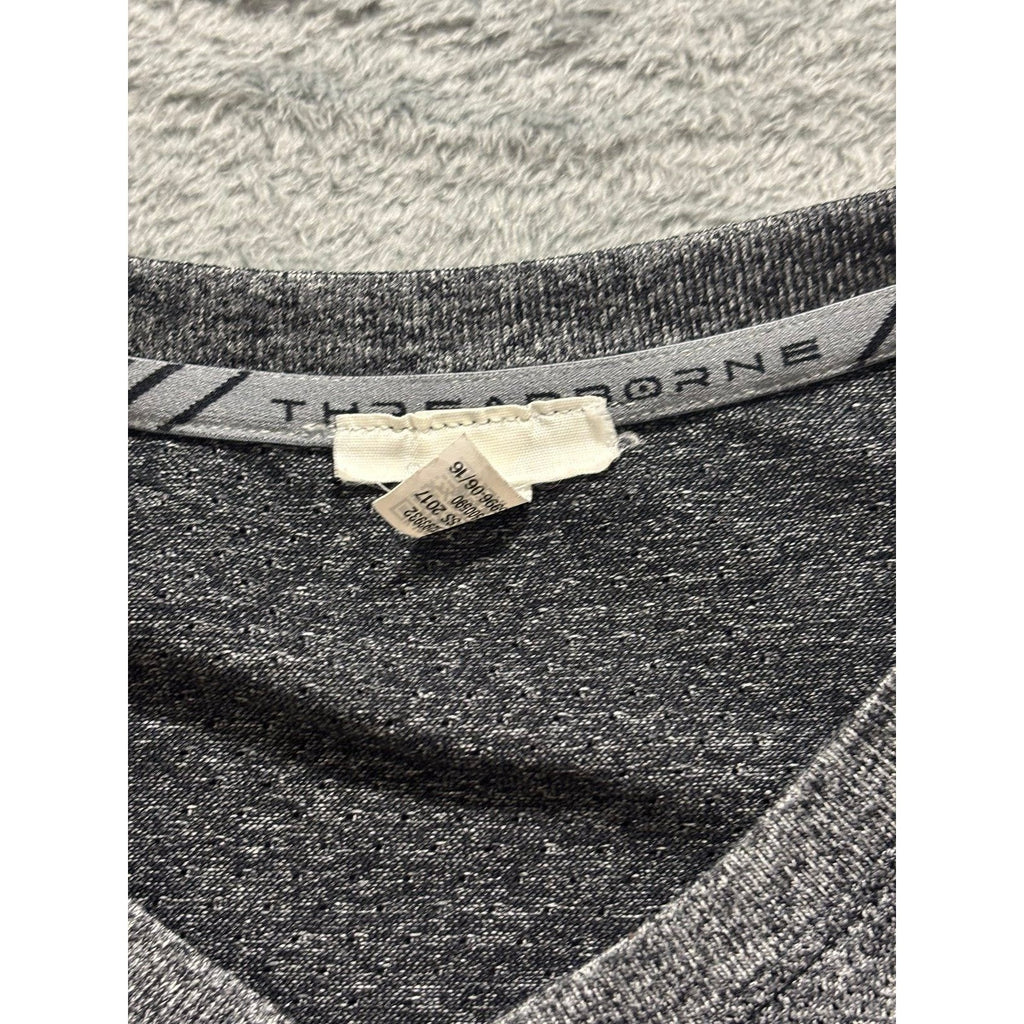 Under Armour Womens XL Gray Long Sleeve V-Neck Athleisure Casual Shirt