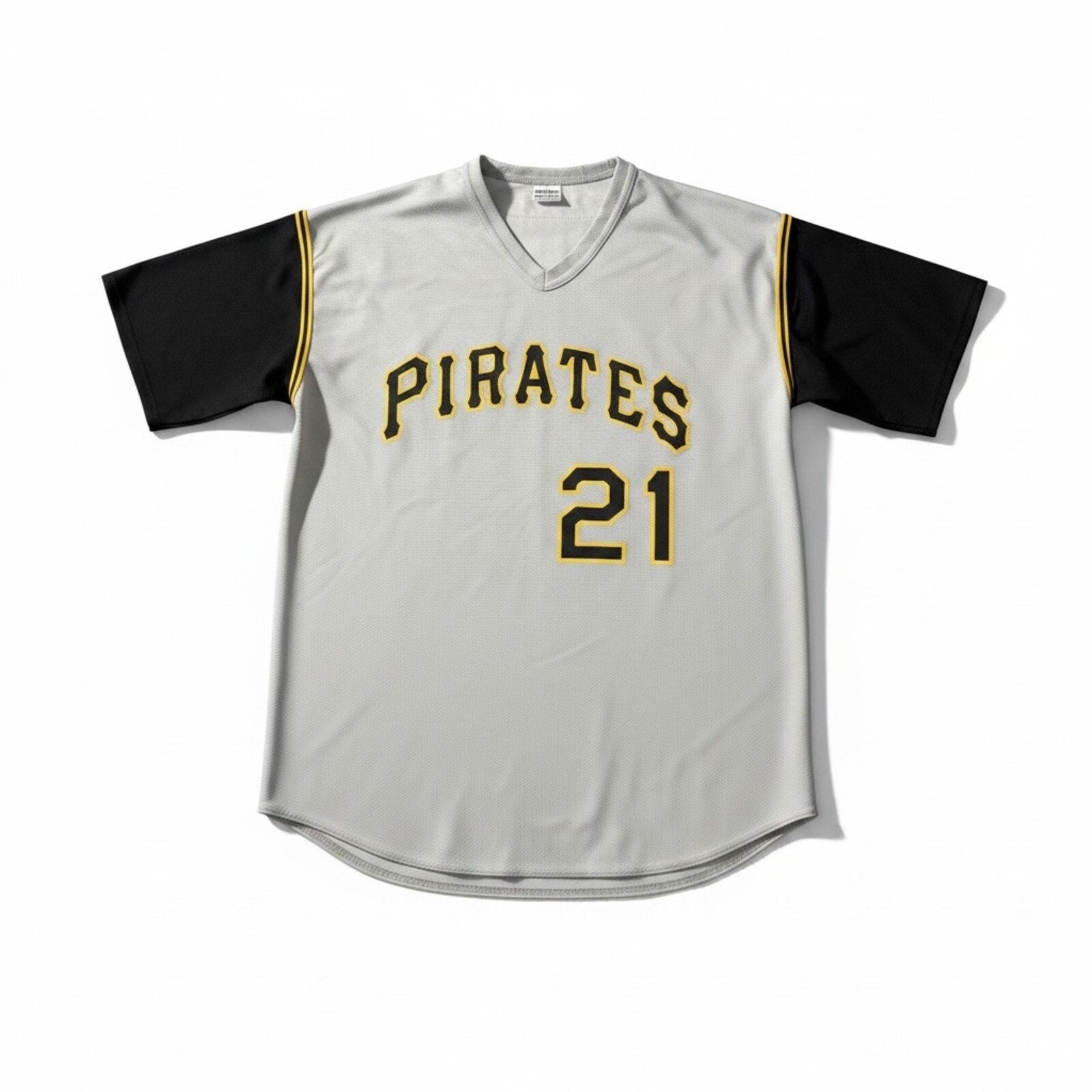 Park Antony Pittsburgh Pirates Roberto Clemente 21 Jersey XL Gray Casual Vintage