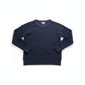 Time and Tru Womens L Navy Blue Waffle Knit Sweater Casual Cozy Pullover