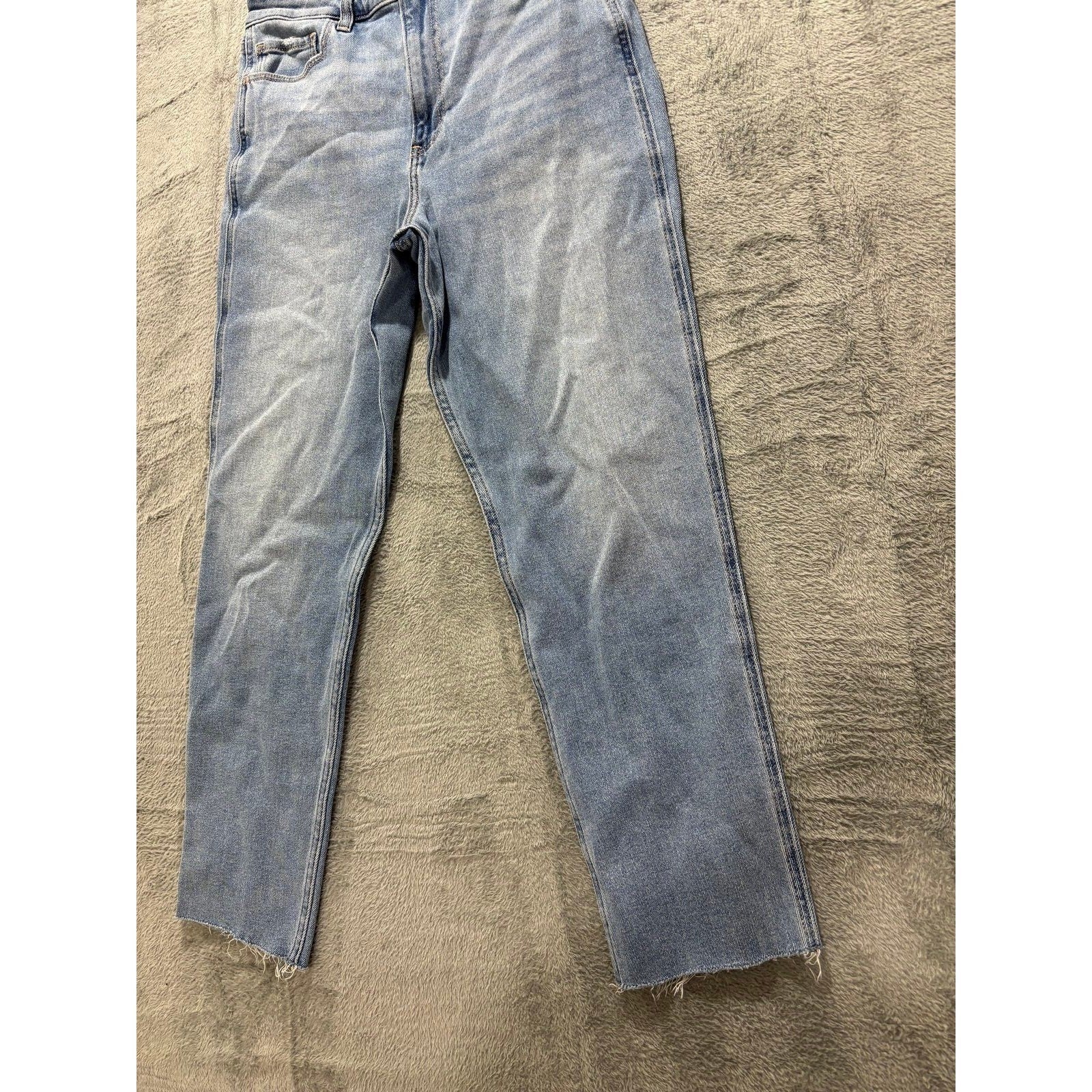 Hollister Womens 11R Blue Ultra High-Rise Mom Jean Vintage Casual Denim Pants