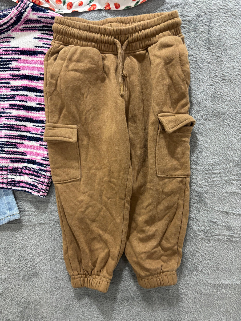 Toddler Girl 3T 5Pc Lot Flare Jeans Sequin Pineapple Tee Andy & Evan H&M Cargo