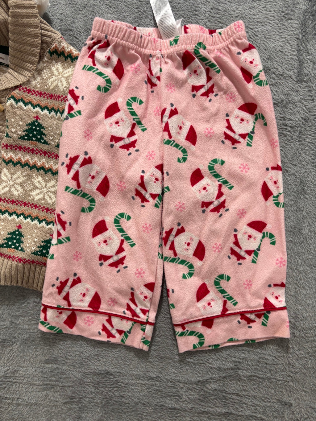 Tommy Bahama 12-18M Girl 5 Pc Holiday Lot Fair Isle Cardigan Coat Tulle Dress PJ