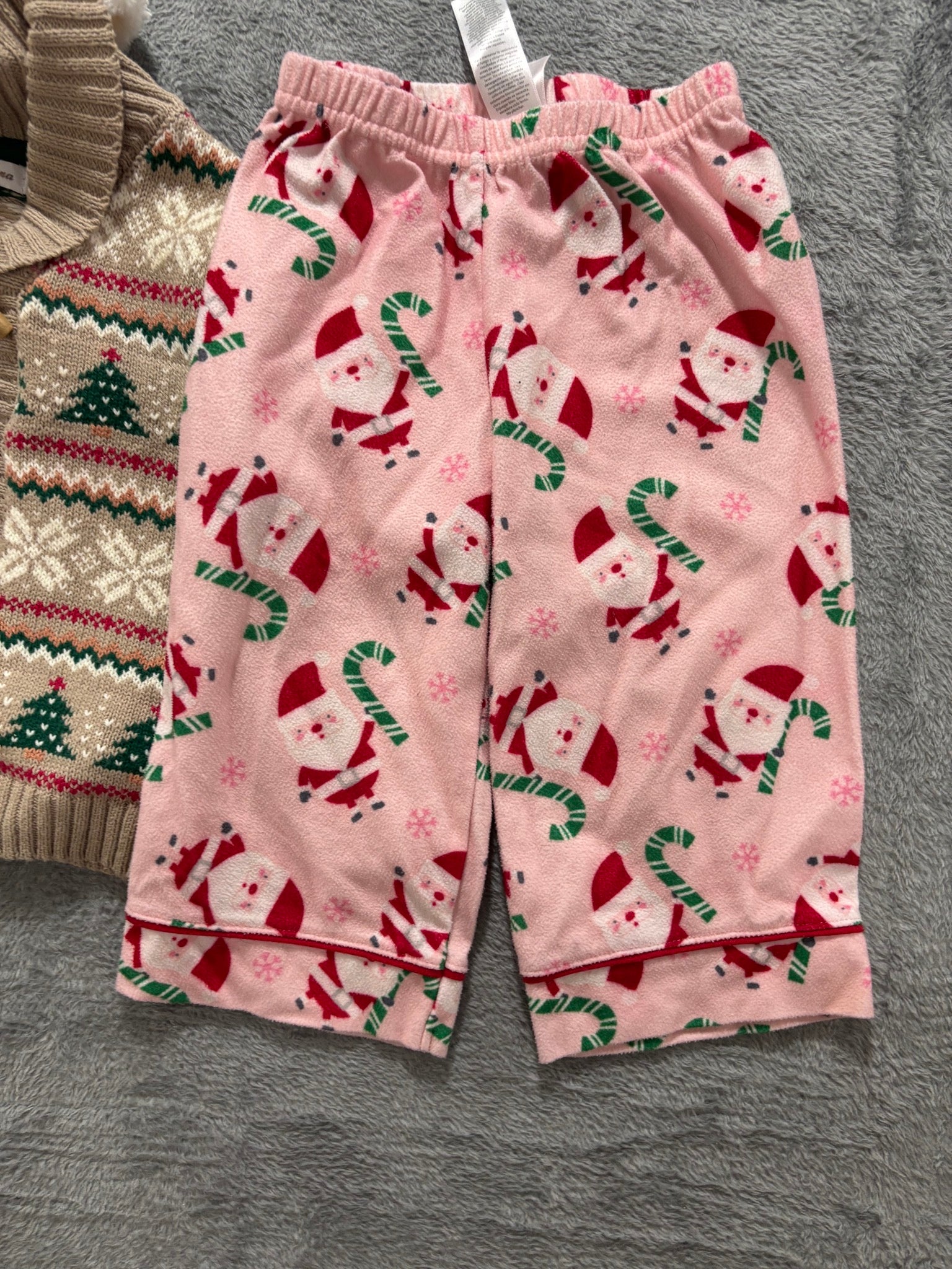 Tommy Bahama 12-18M Girl 5 Pc Holiday Lot Fair Isle Cardigan Coat Tulle Dress PJ