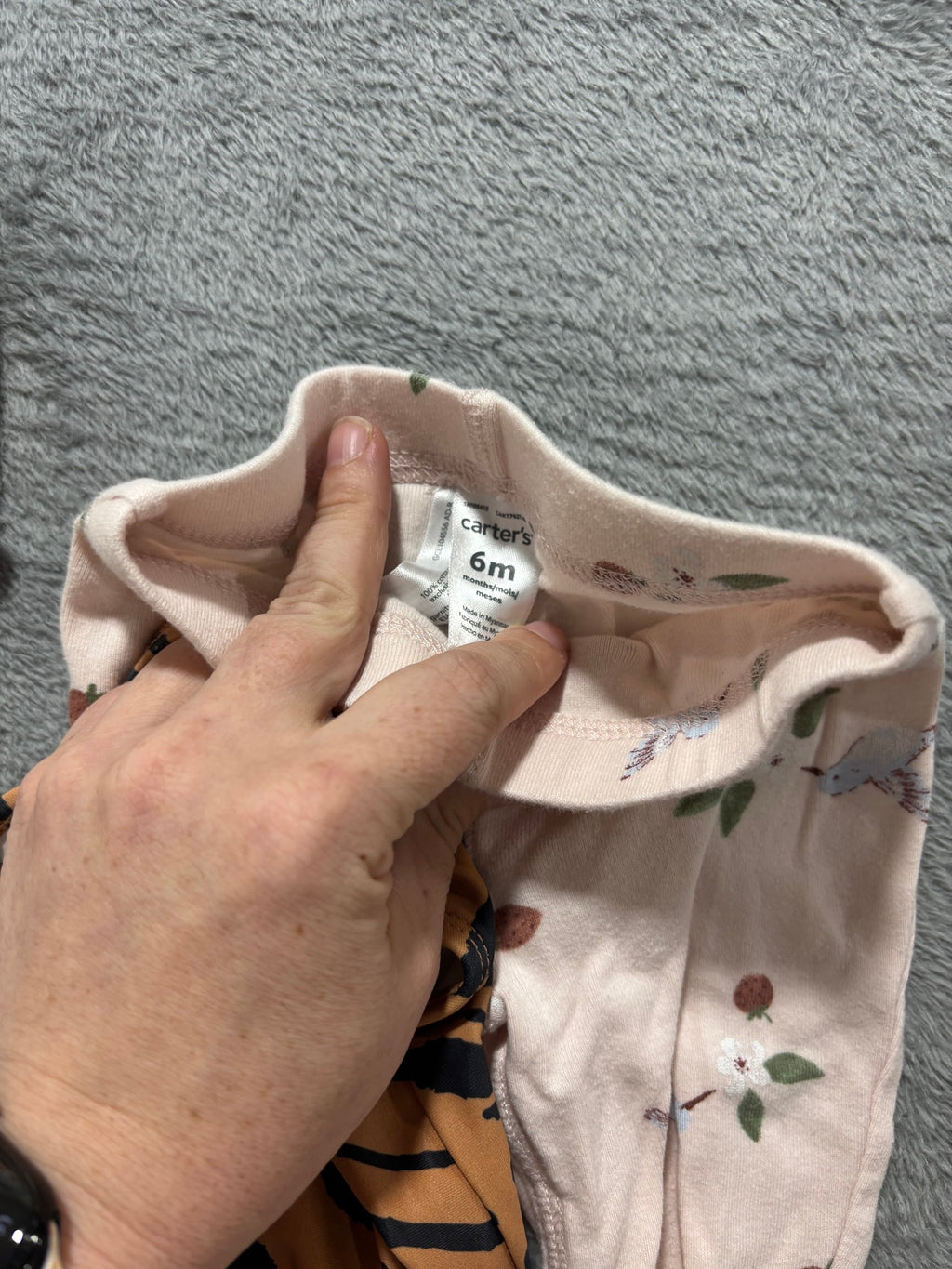Baby Girl 6M 5pc Lot Carter's OshKosh Denim Skirtall Tiger Swimsuit Romper
