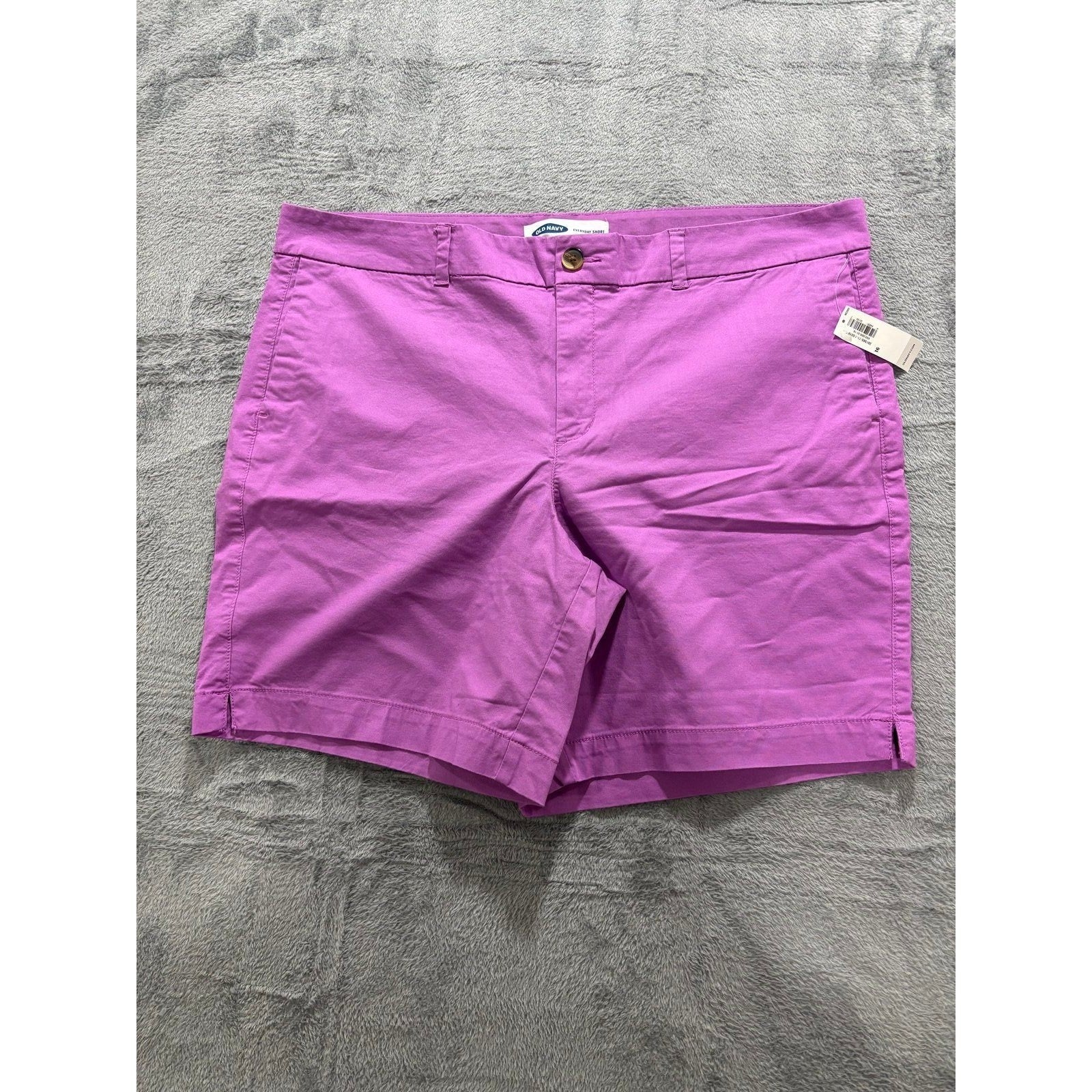 Old Navy Womens 16 Purple Everyday Short Casual Preppy Summer Chino New