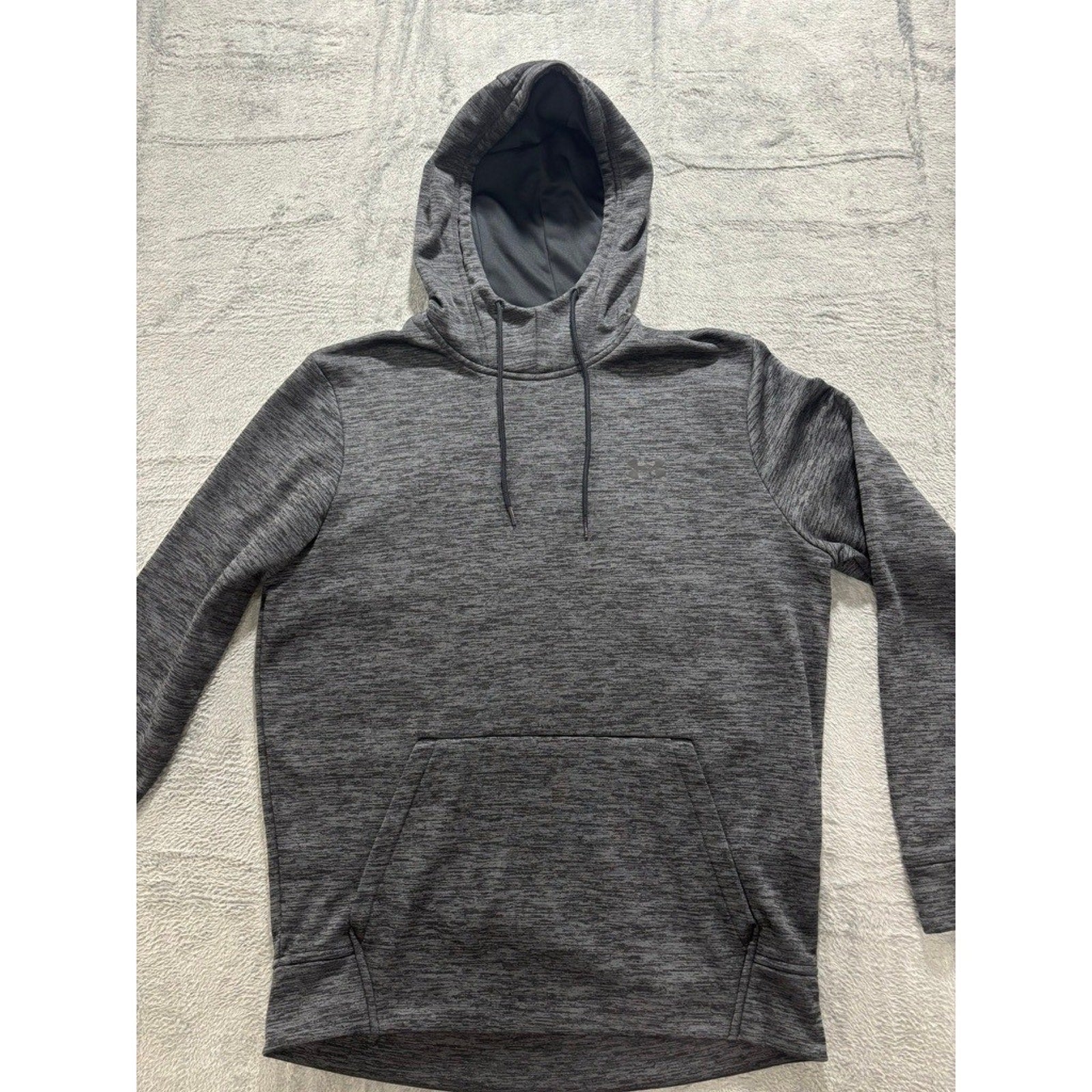 Under Armour M Charcoal Gray ColdGear Pullover Hoodie Athleisure Casual Womens
