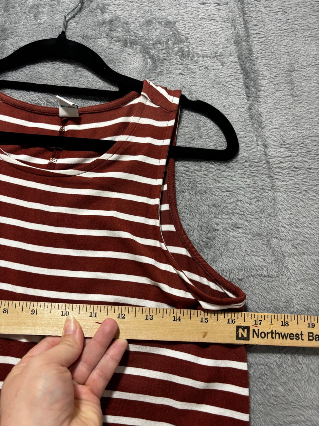 Old Navy Womens M 2 Dresses Bundle 2-Piece Camo & Rust Stripe Sleeveless Swing