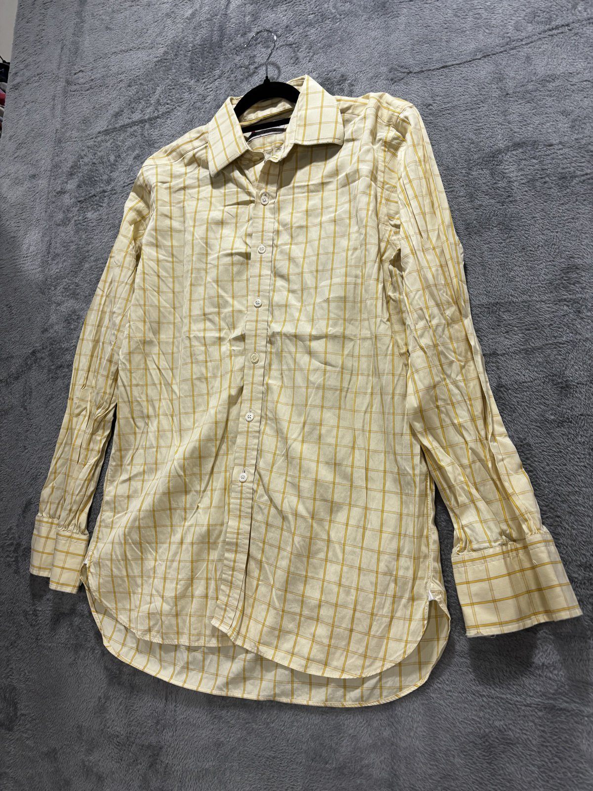 Turnbull & Asser Men's Yellow Check Shirt 15 1/2, photo 2 of 8