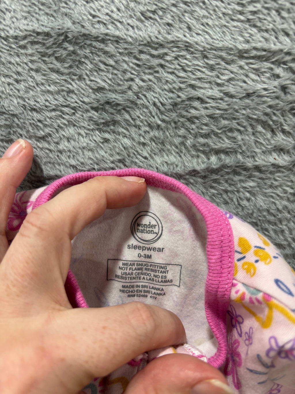 Baby Girl 0-3M 9pc Lot Carter's Gerber Sleepers Footies Knit Pants Bundle