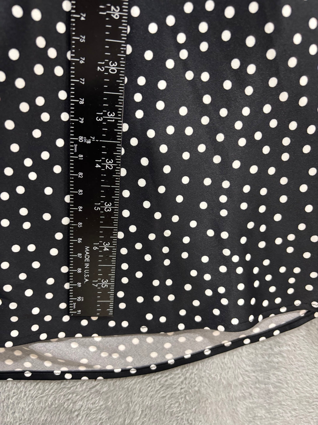 Victoria's Secret XS Black Polka Dot Satin Slip Mini Dress Cowl-Neck Cami
