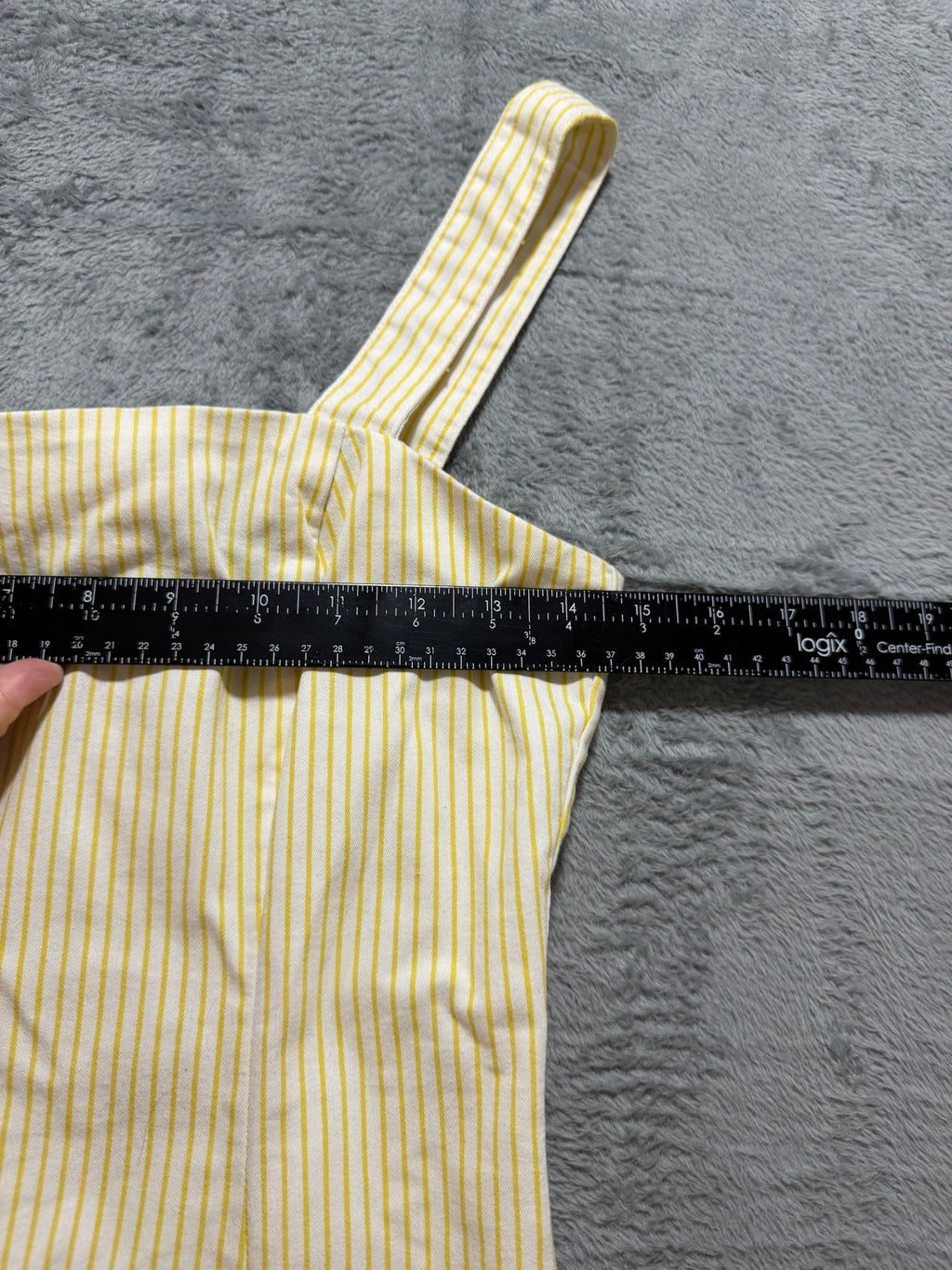 Forever 21 S Yellow Striped Square-Neck Bodycon Mini Dress Zip-Front Summer