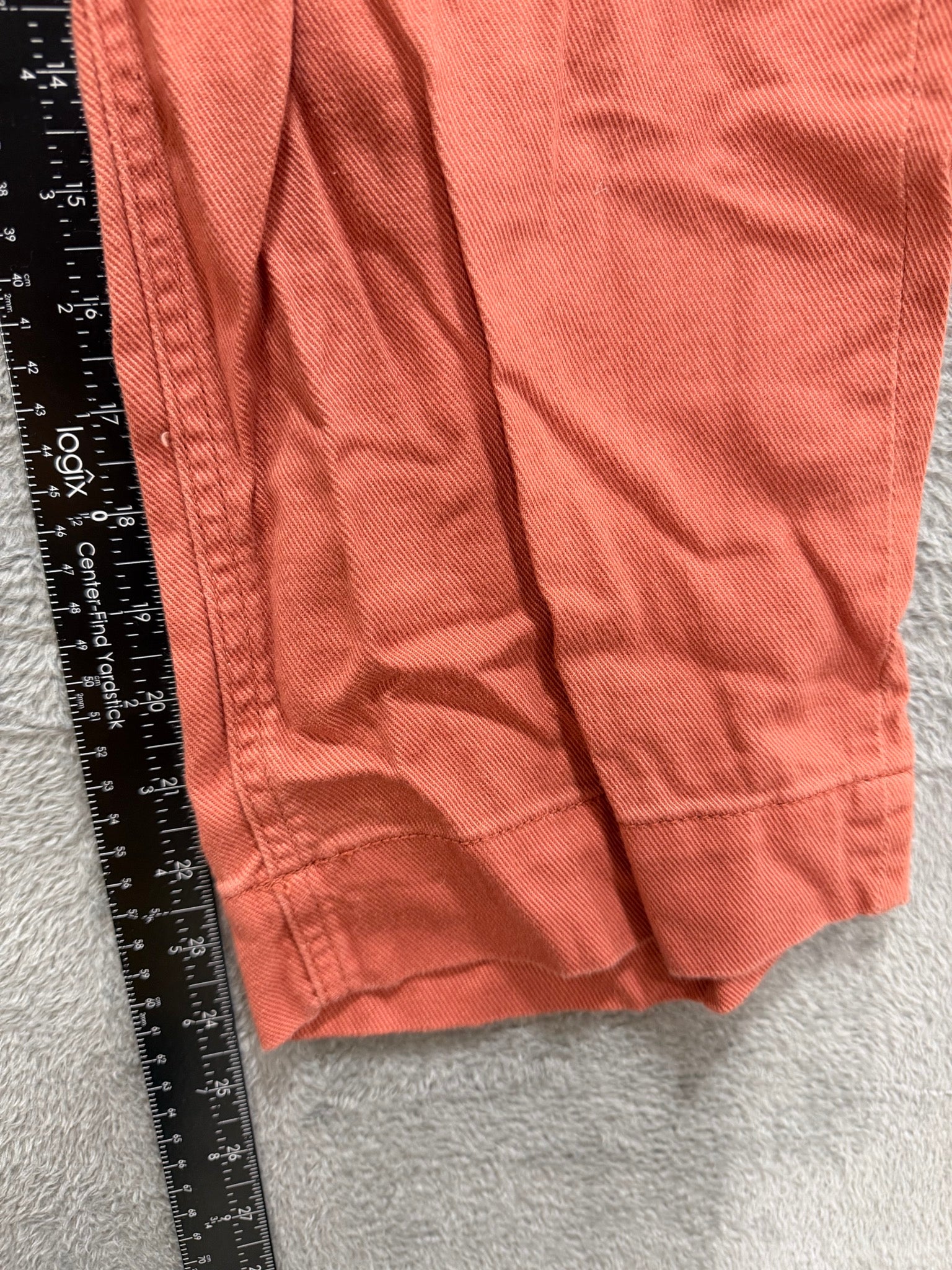 A New Day Size 2 Rust Terracotta Wide-Leg Cropped Pants High-Rise Women's