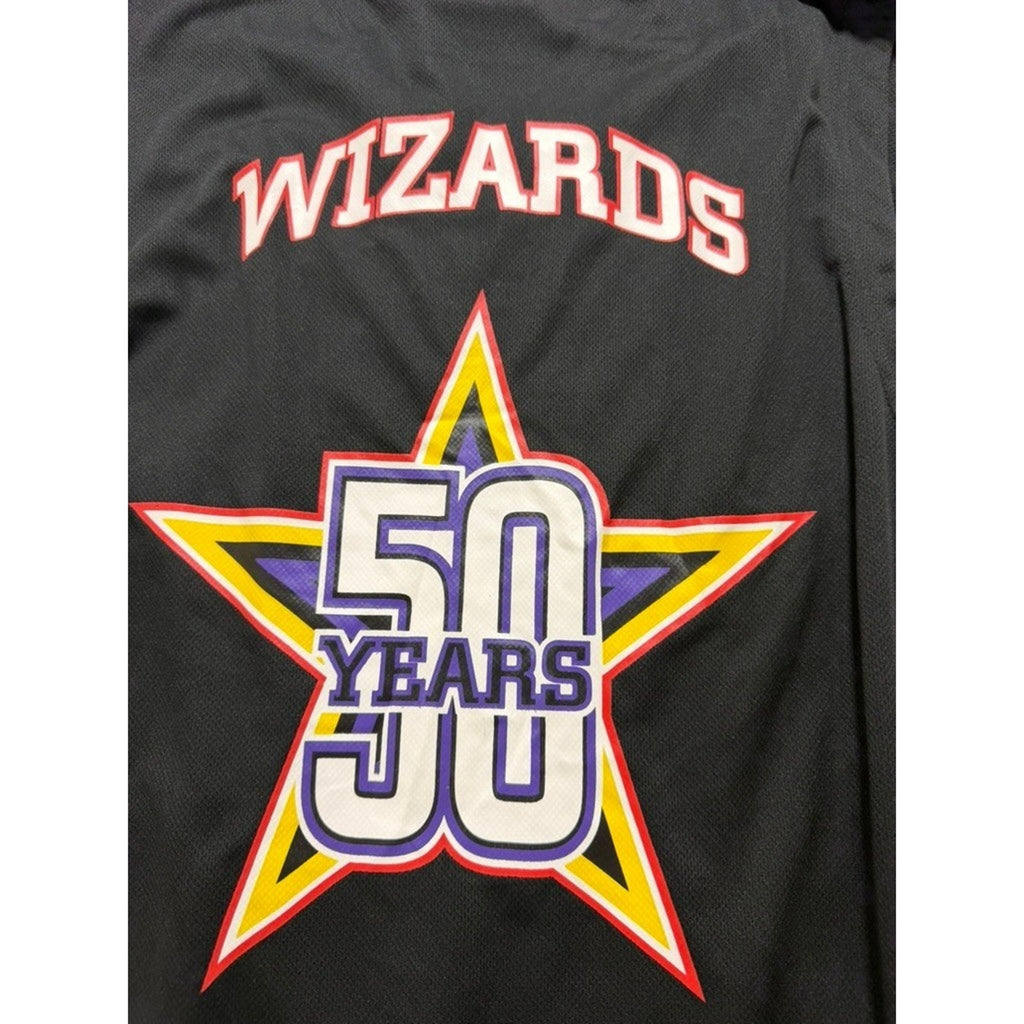 Harlem Wizards Basketball Jersey Mens 2XL Black 50 Anniversary Streetwear