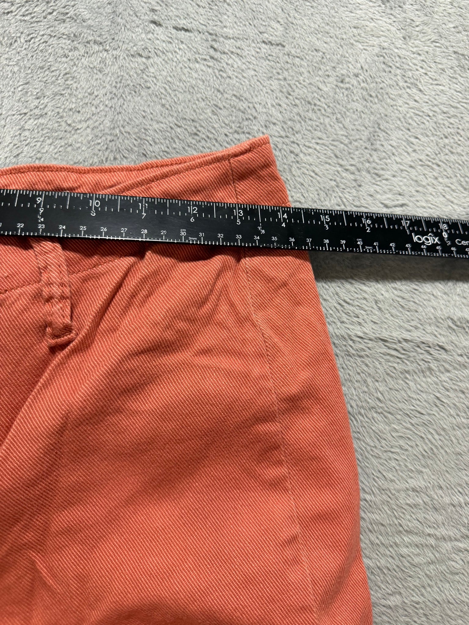 A New Day Size 2 Rust Terracotta Wide-Leg Cropped Pants High-Rise Women's