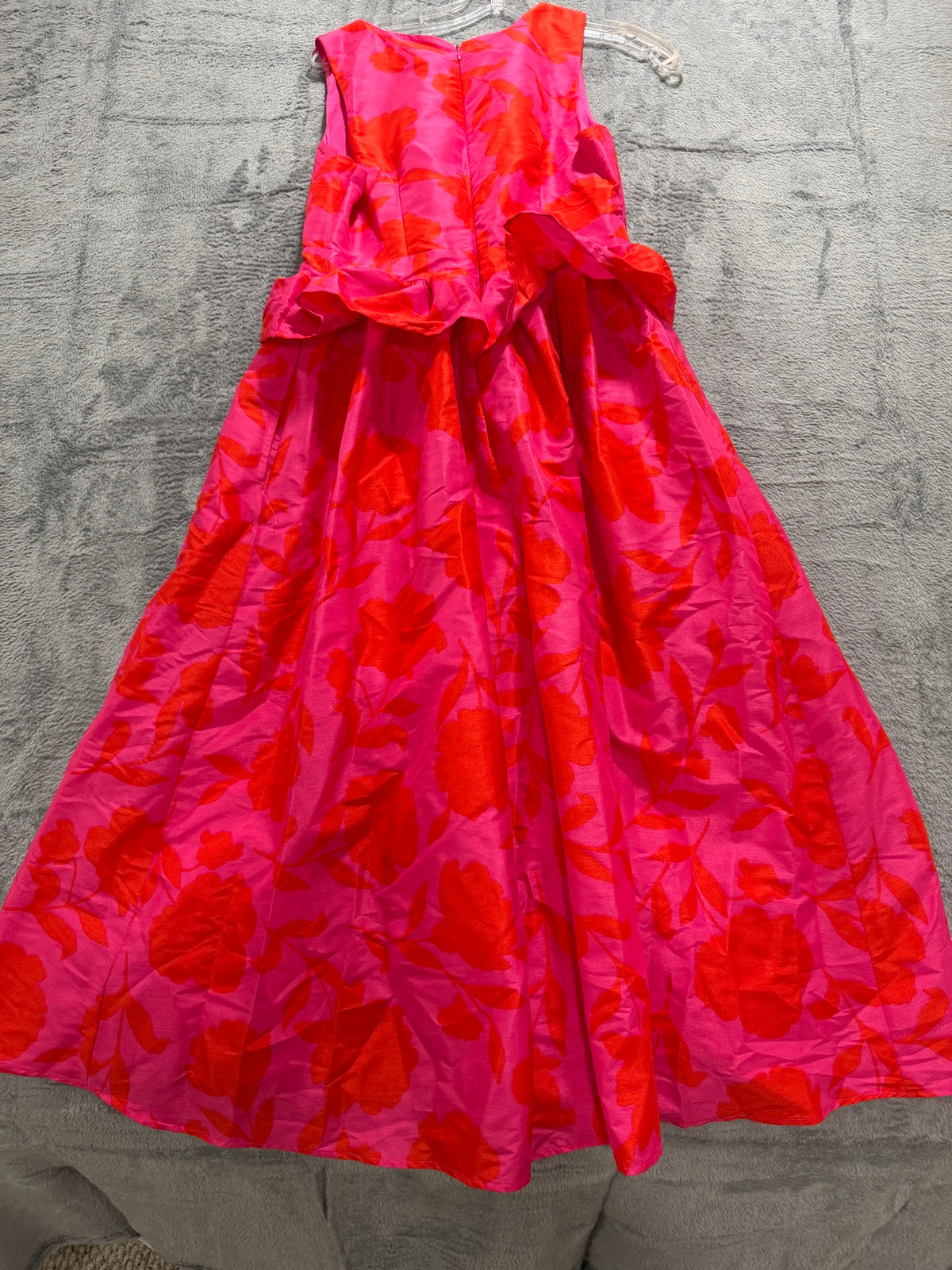 Kate Spade x Target Size 6 Pink Red Floral Peplum Dress NWT Sleeveless