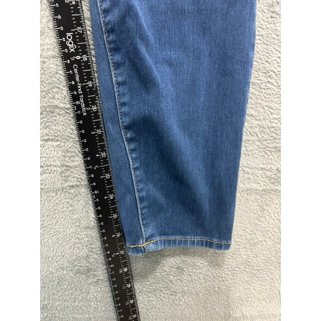 Old Navy Maternity Rockstar Super Skinny Jean Blue Medium Wash Low Panel Size 16