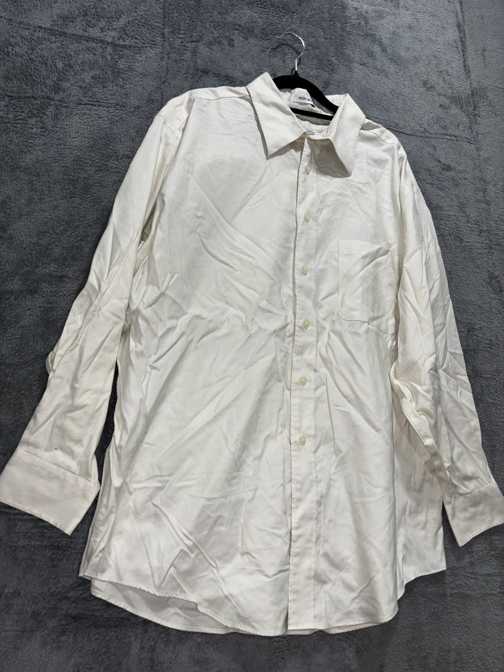Joseph & Feiss Men's Cream White Shirt 17 1/2 32/33, photo 3 of 8