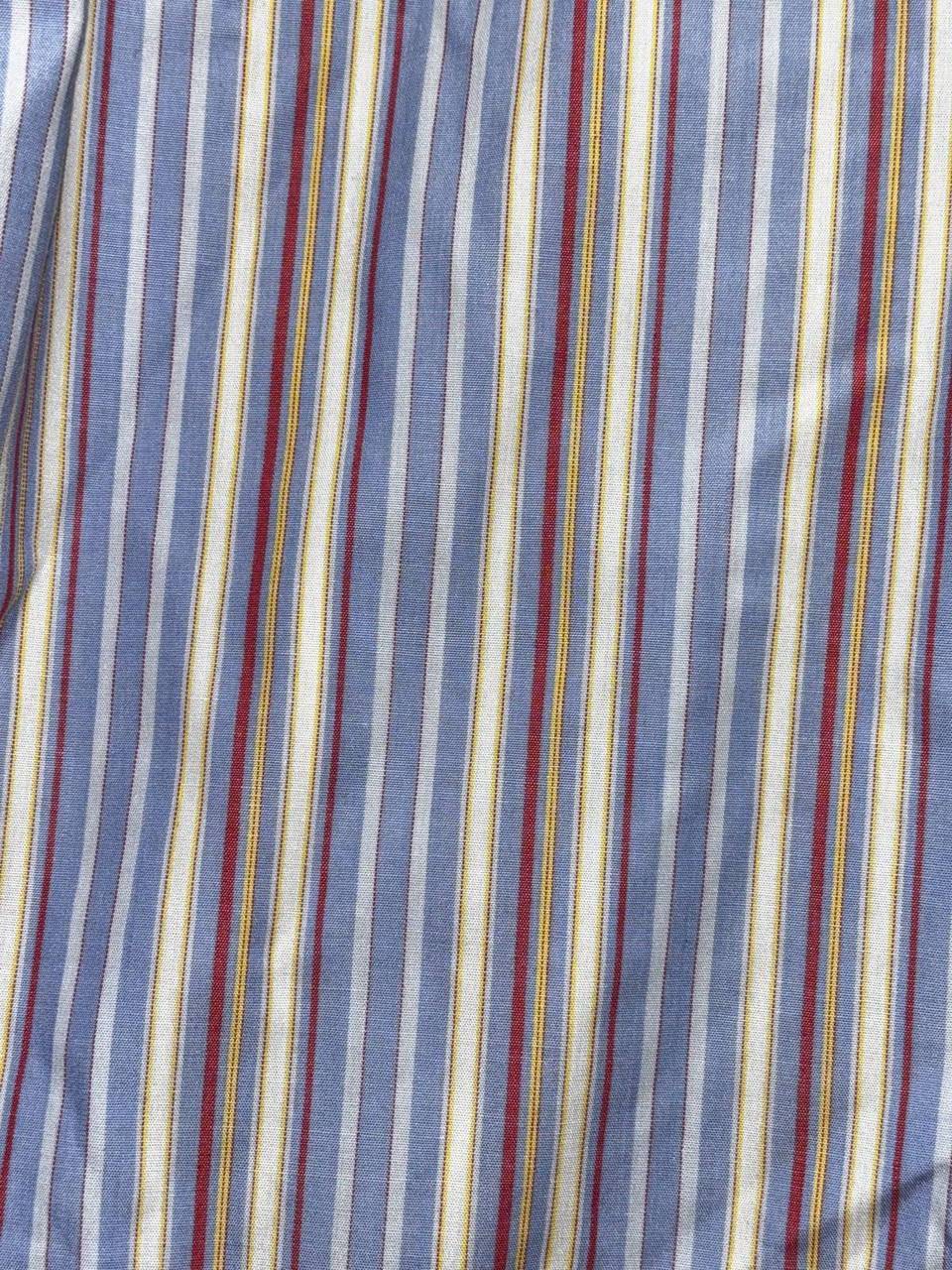 Lands' End Men's Blue Striped Shirt 17 1/2 32-33, photo 8 of 10