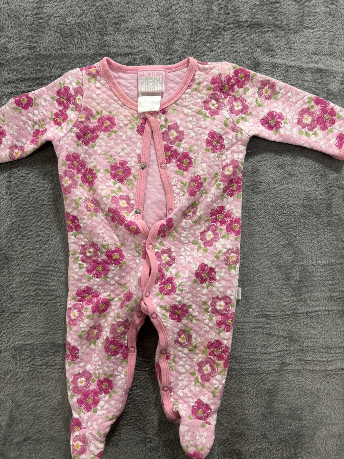 Baby Girl 3-6M 9pc Lot Old Navy Denim Jacket Rock Star Bodysuit Sleepers Bundle