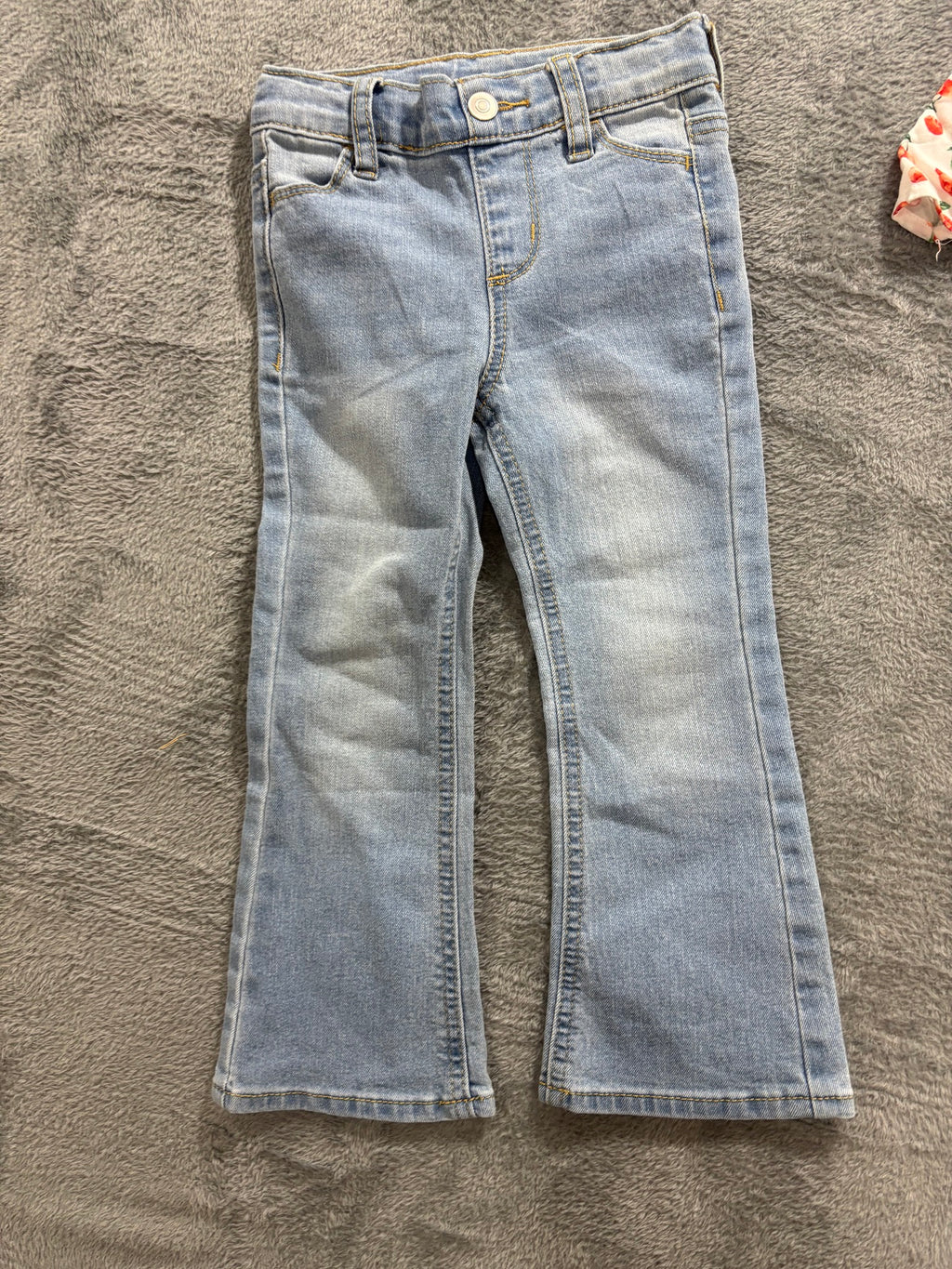 Toddler Girl 3T 5Pc Lot Flare Jeans Sequin Pineapple Tee Andy & Evan H&M Cargo