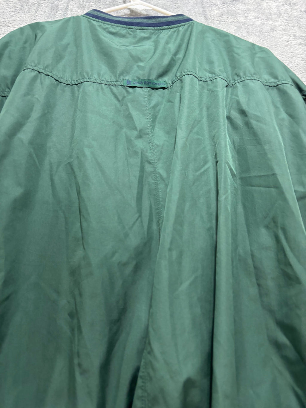 Gear For Sports XL Green Darmstadt V-Neck Nylon Pullover Windshirt Vintage