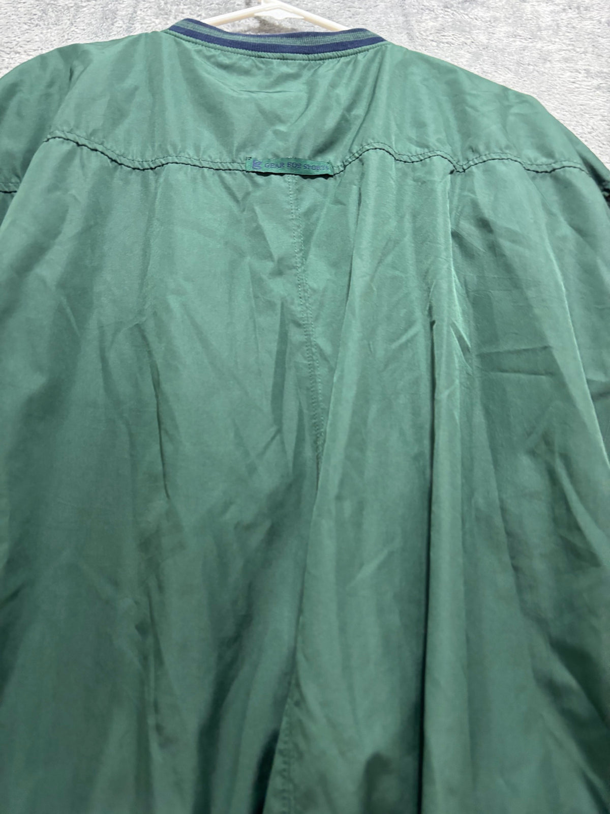 Gear For Sports XL Green Darmstadt V-Neck Nylon Pullover Windshirt Vintage