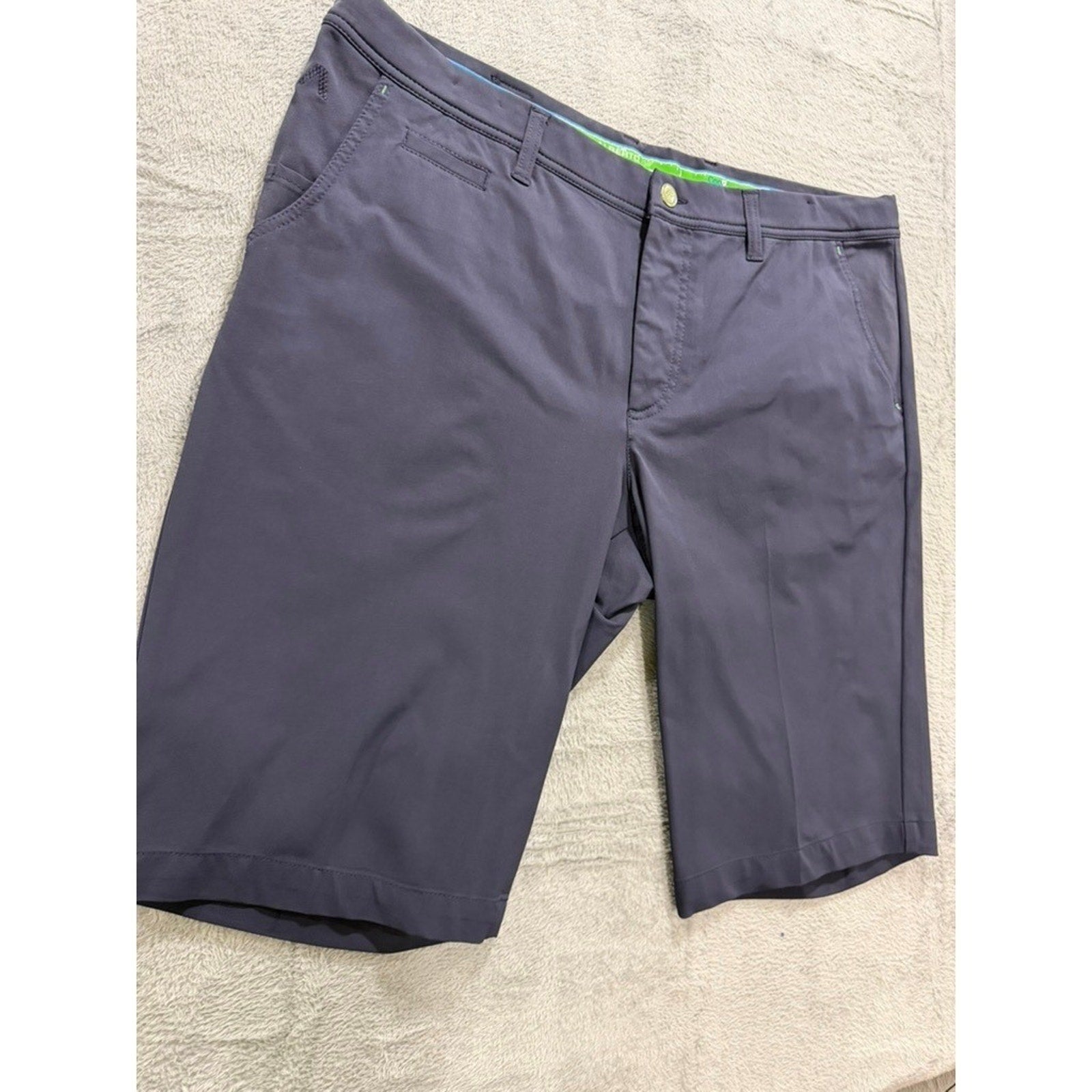 Alberto Golf Shorts Mens 58 US 42 Gray 3xDRY Cooler Performance Stretch Fit