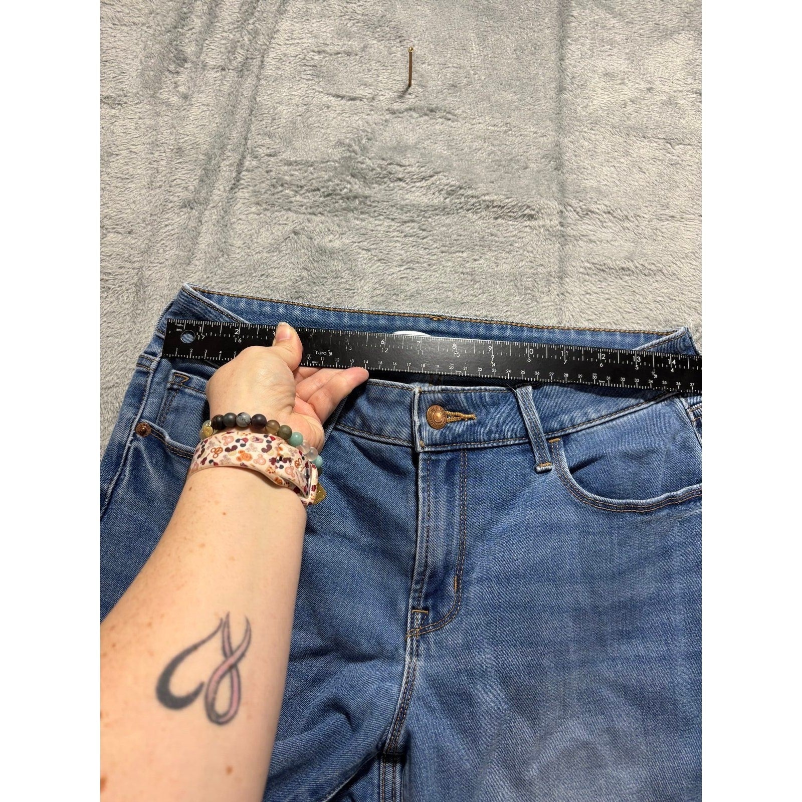 Old Navy 8 Womens Blue Pop Icon Skinny Jeans Casual Classic Denim
