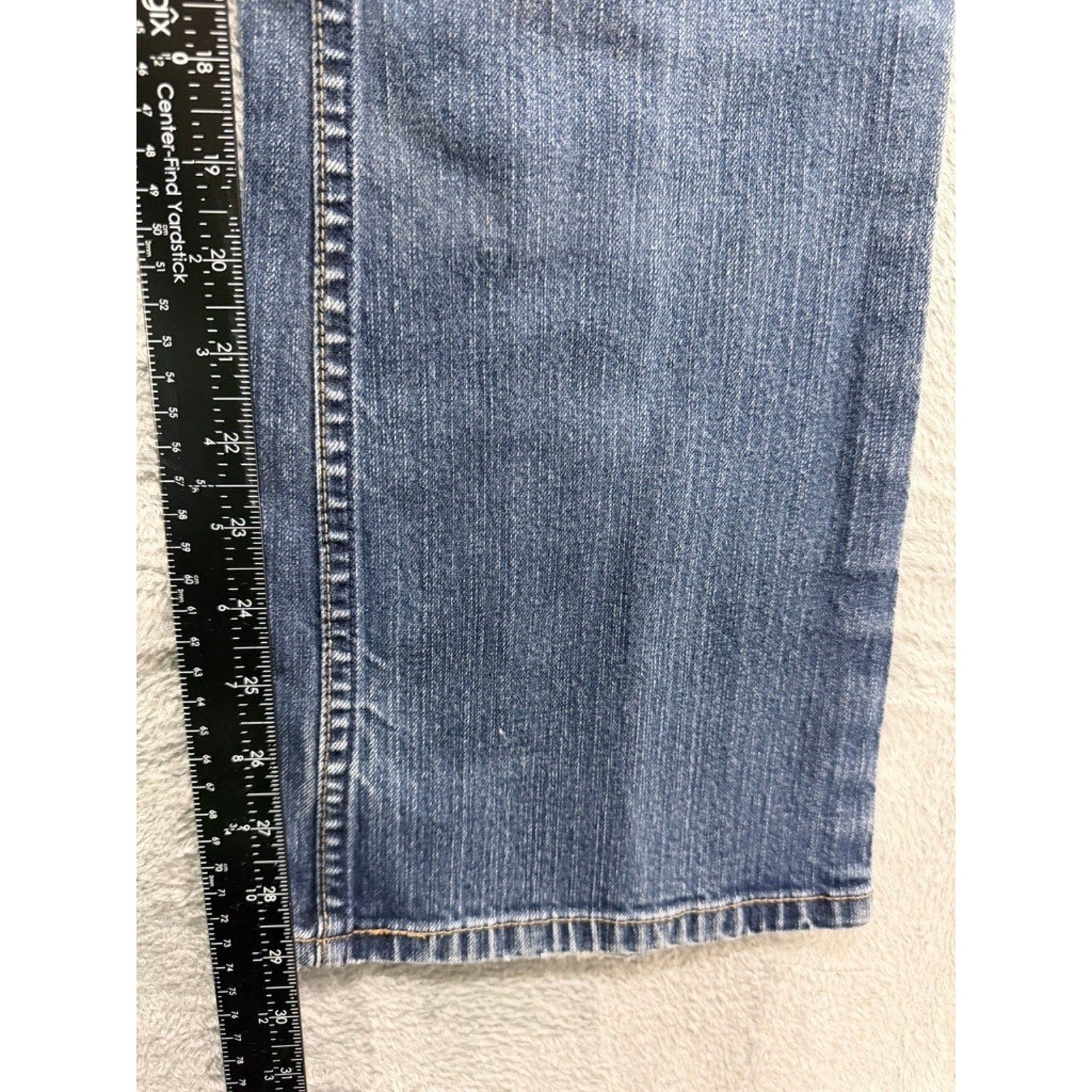 Levi Strauss Signature Womens Low Rise Bootcut Jeans Medium Wash Blue Denim