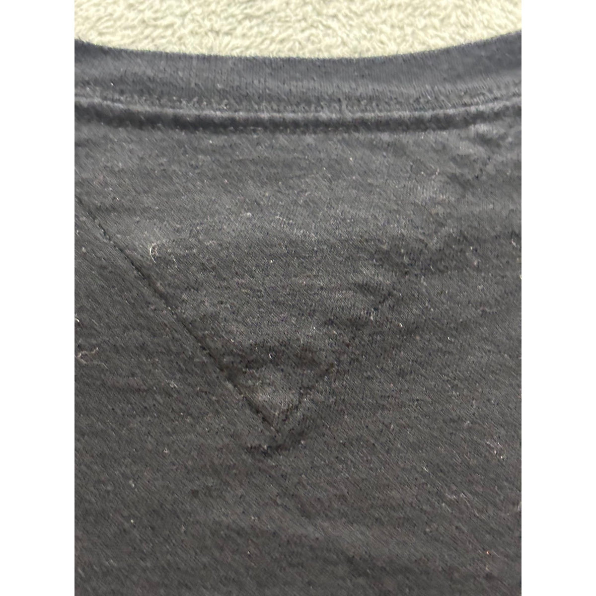 Tommy Hilfiger Womens L Black Striped Short Sleeve T-Shirt Casual Vintage