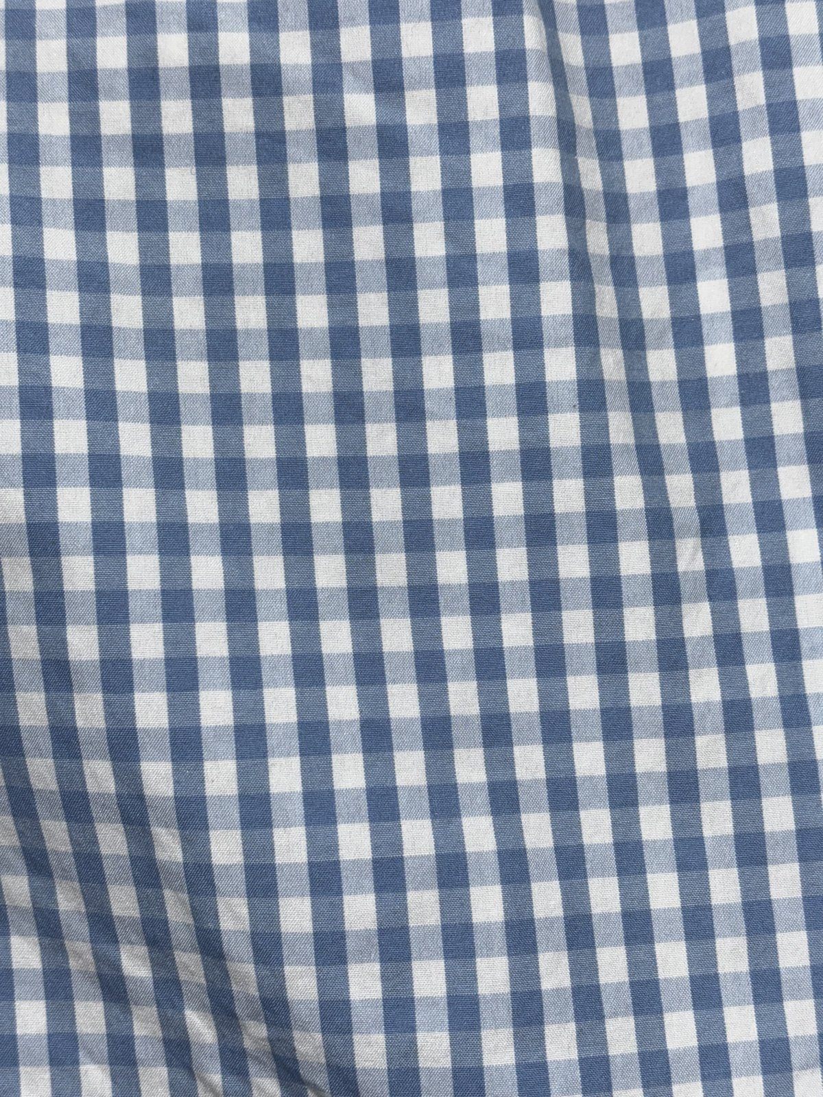 J.Crew Men's Blue White Gingham Check Shirt Size M, photo 5 of 8