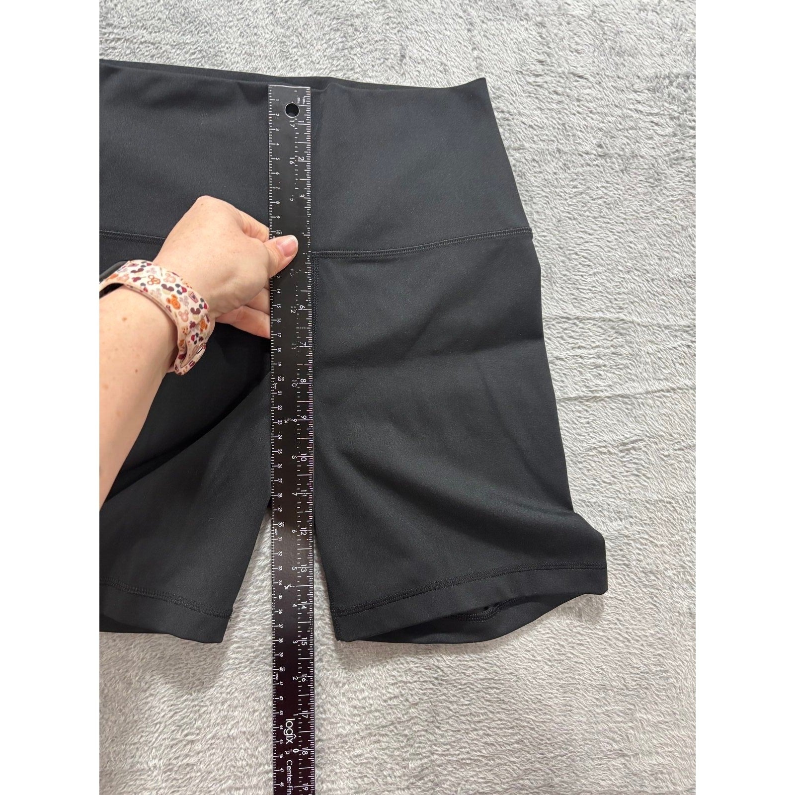 90 Degree by Reflex S Black Women Wonderlink Everyday 7" Short Athleisure Casual
