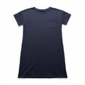 Abercrombie & Fitch S Navy Blue Womens T-Shirt Dress Pocket Casual Minimalist