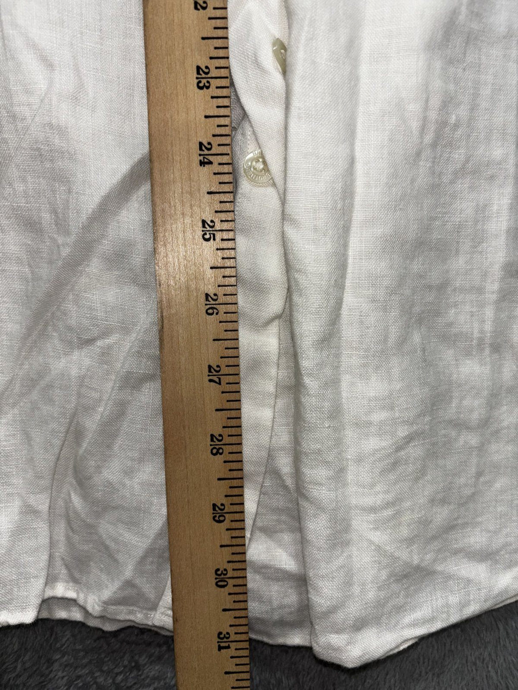 Brooks Brothers Men's White Irish Linen Shirt XL, photo 5 of 8