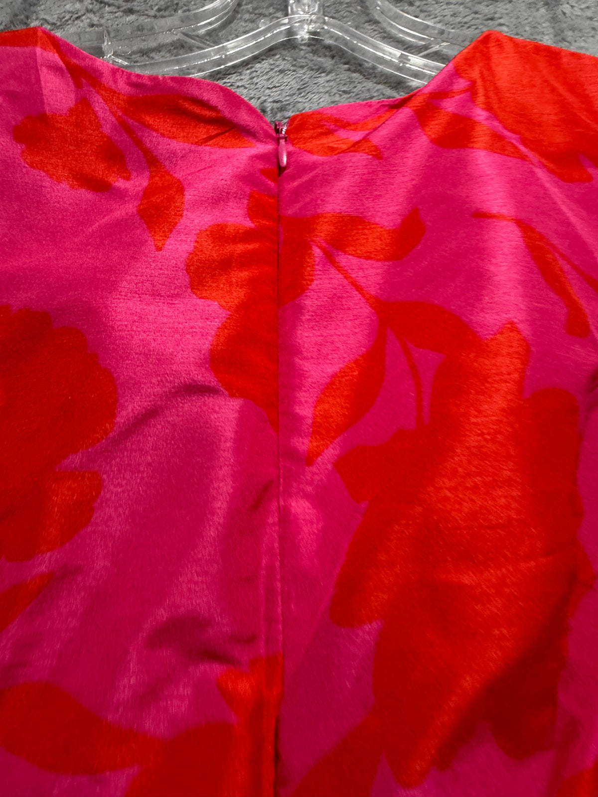 Kate Spade x Target Size 6 Pink Red Floral Peplum Dress NWT Sleeveless