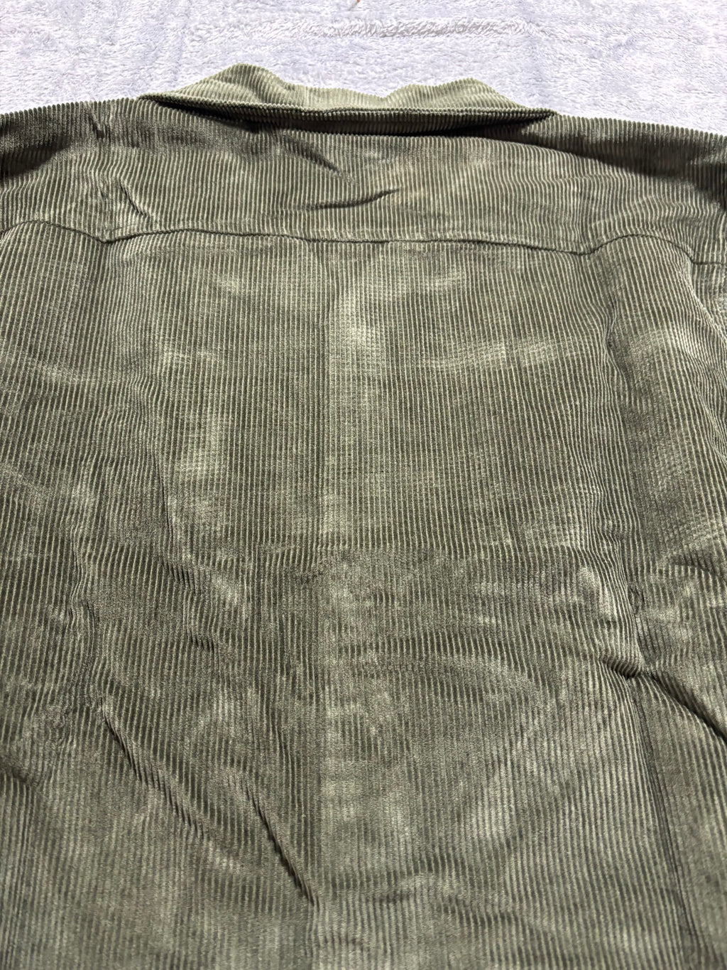Sad Boy Season Barstool Sports M Olive Corduroy Chore Jacket NWT Snap Front