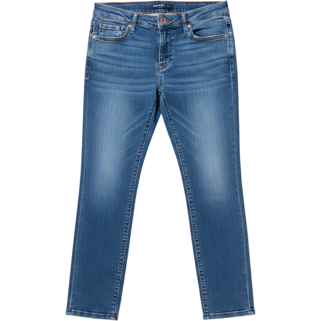 Old Navy Super Skinny Mid Rise Jeans Blue Medium Wash Size 12 Stretch Denim